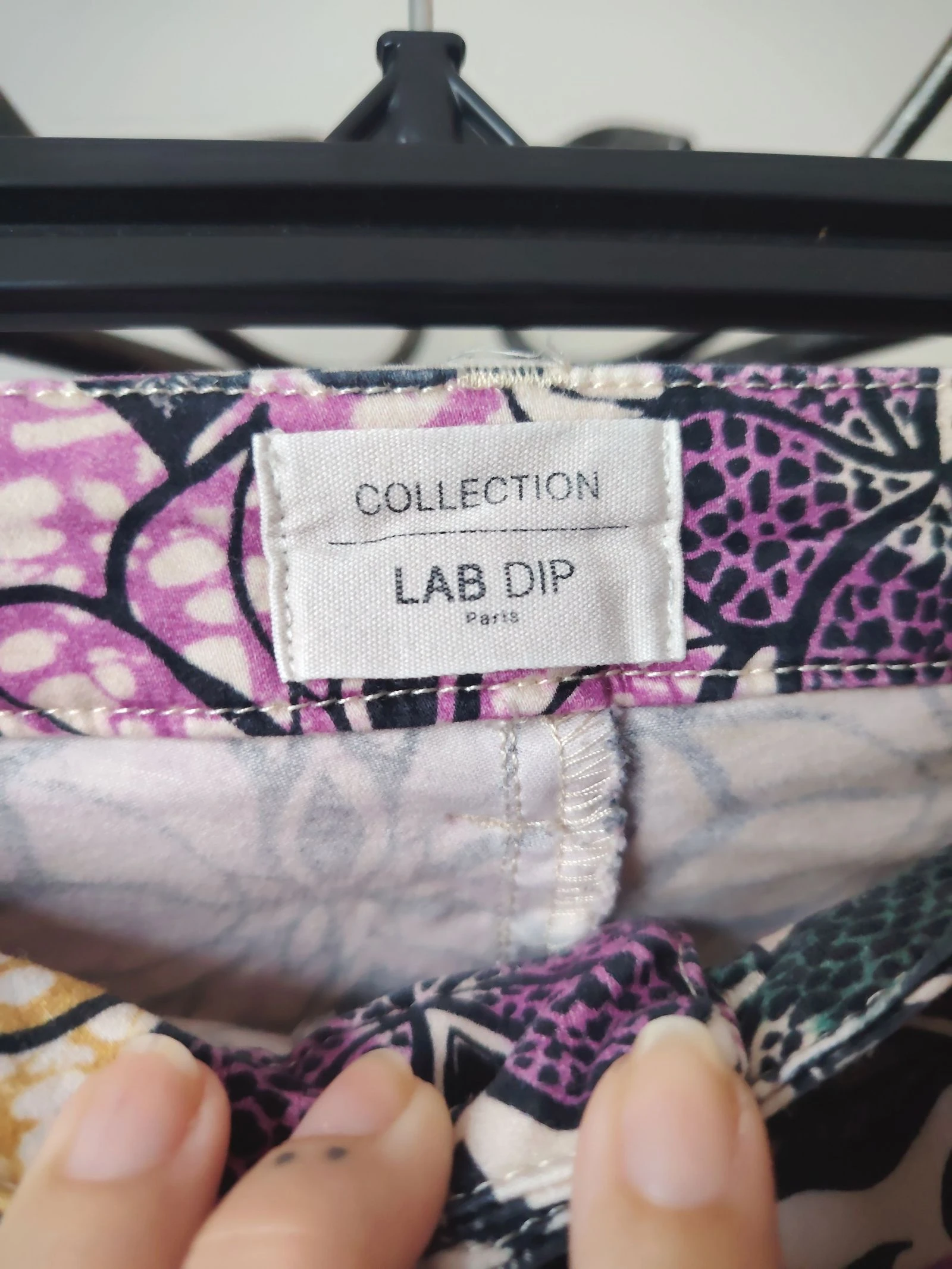 Multicolored floral jeans size 38 Lab Dip – photo 7